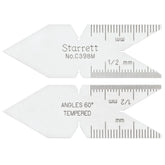 Starrett - Center Gage Metric Standard 60deg | C398M